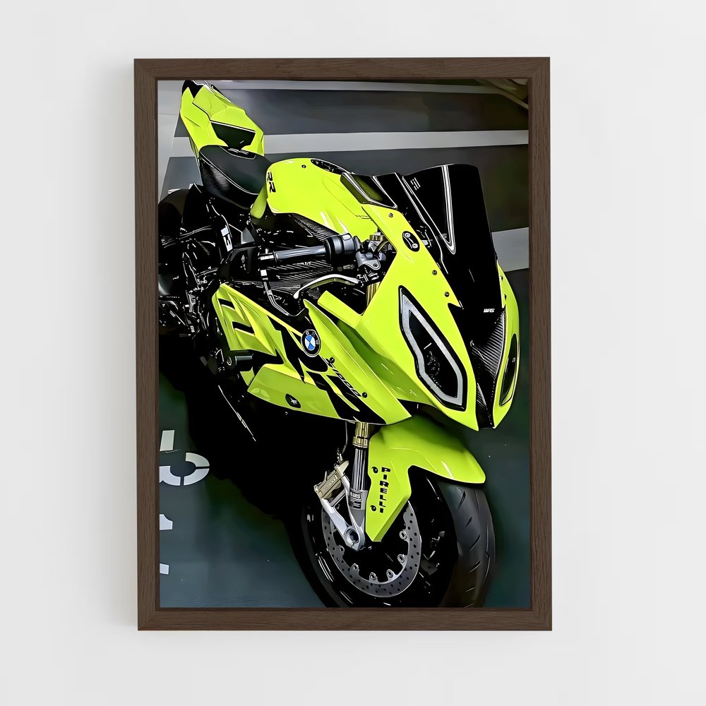 Poster La Moto Jaune – affiche Beta (vue 5)